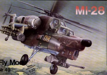 russischer Erdkampfhubschrauber Mil Mi-28 Havoc 1:33 übersetzt