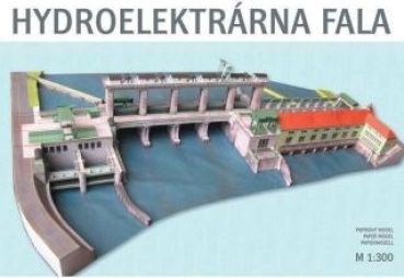 slowenisches Museum-Wasserkraftwerk FALA auf der Drau 1:300
