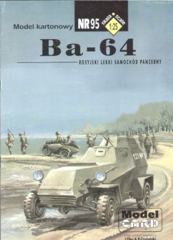 sowjet. Panzerwagen Ba-64 (Polnische Volksarmee, 1943) 1:25