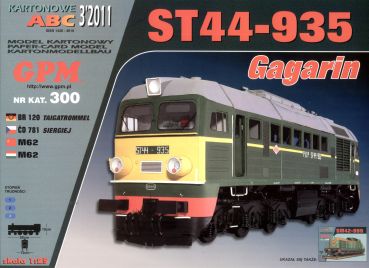 sowjetische Diesellok ST44 "Taigatrommel" bzw. "Gagarin" 1:25