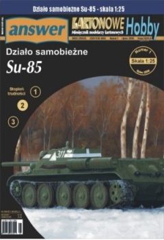 sowjetische Selbstfahrlafette SU-85 (1945) 1:25