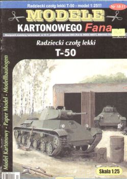 sowjetischer Leichtpanzer T-50 1:25