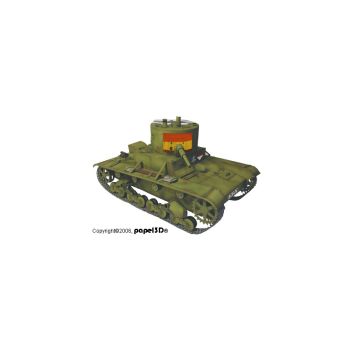 sowjetischer Panzer T-26B (Spanischer Bürgerkrieg) in 3 Kennzeichnungen 1:25