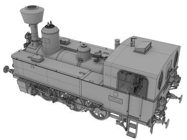 Tender-Dampflokomotive Baureihe kkStB 97 (CSD 310.0) "Kafemlejnek" (Kaffeemühle) 1:25