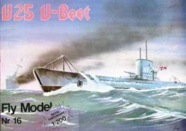 U25  U-Boot Fly Model Nr. 16 (1:200)