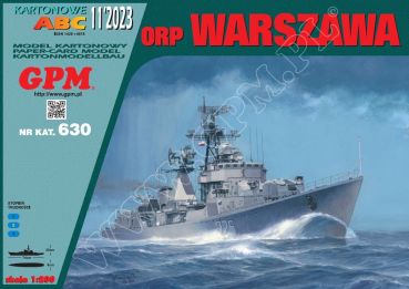 polnischer Zerstörer ORP Warszawa Projekt 56AE (sowjetische modifizierte Kotlin-Klasse) 1958 1:200 extrem³