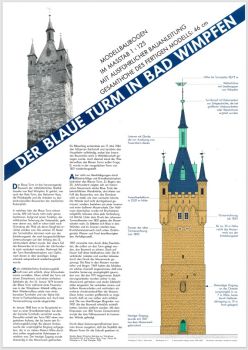 der Blaue Turm in Bad Wimpfen 1:125