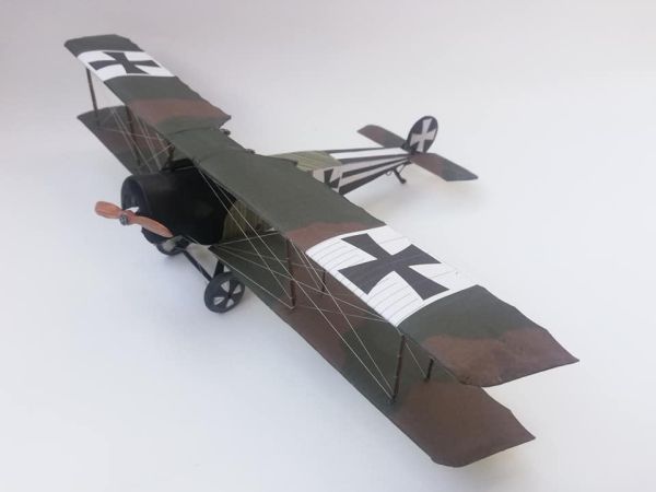 Jagdflugzeug Fokker D.II der Kest 4b (Kampfeinsitzerstaffel 4b), Freiburg 1916 1:33
