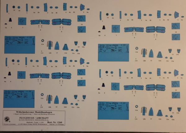4 Zurüstflugzeuge (Bordflugzeuge) für USS San Francisco, USS Indianapolis etc. 1:250 deutsche Anleitung