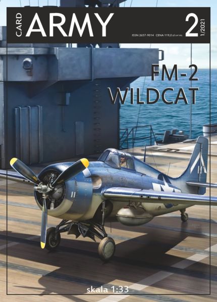 Grumman FM-2 Wildcat (USS Manila Bay 1943-1946) ) inkl. Kanzel, LC-Satz, Radsatz 1:33 extrem³