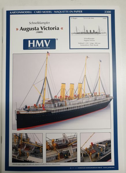 Schnelldampfer Augusta Victoria aus dem Jahr 1889 1:250 (HMV 330)