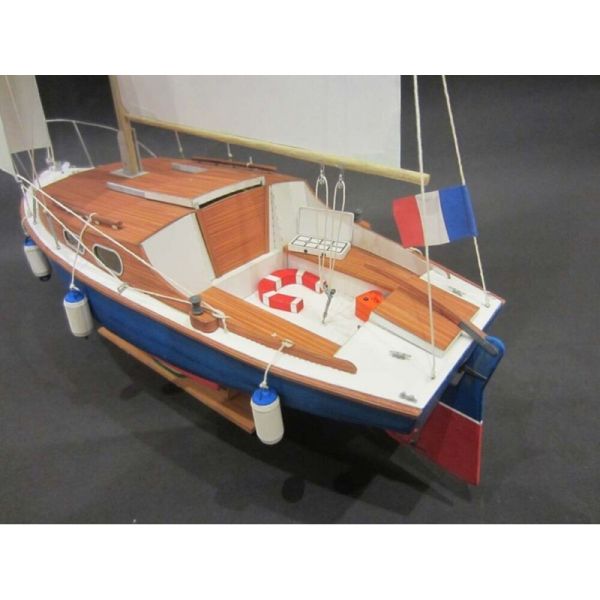 Kreuzer-Yacht eines unbestimmten Typs (Frankreich, 1964) 1:25 extrem, deutsche Anleitung