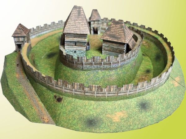 Burg Standl / Tschechien (1327) 1:200