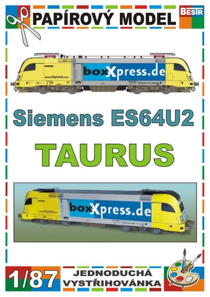 E-Lok Siemens ES64U2 Taurus (boxXpress.de) 1:87 einfach
