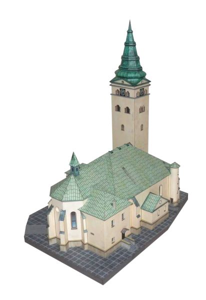 Kathedrale der Heiligsten Dreifaltigkeit in Zilina / Slowakei 1:160