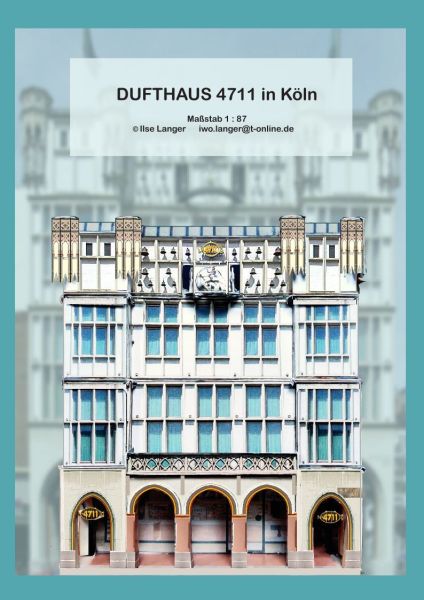 Dufthaus 4711 in Köln 1:87 (H0) deutsche Anleitung