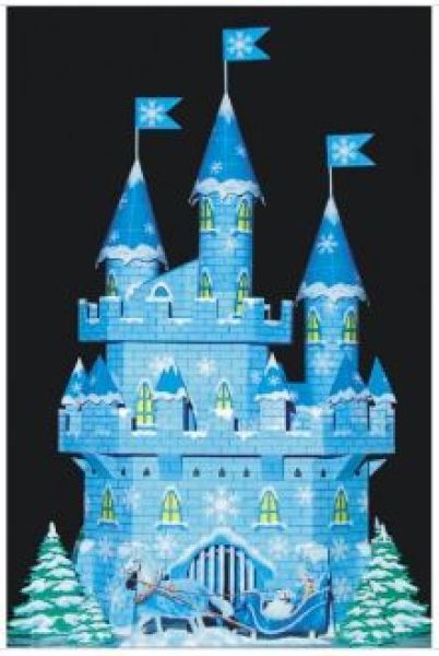 das Schloss der Schneekönigin 1:50 Kindermodell, dekorativ!