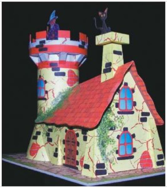 ein Schloss des Zauberers 1:50 Kindermodell, dekorativ