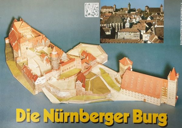 Die Nürnberger Burg, Maßstab: 1:250