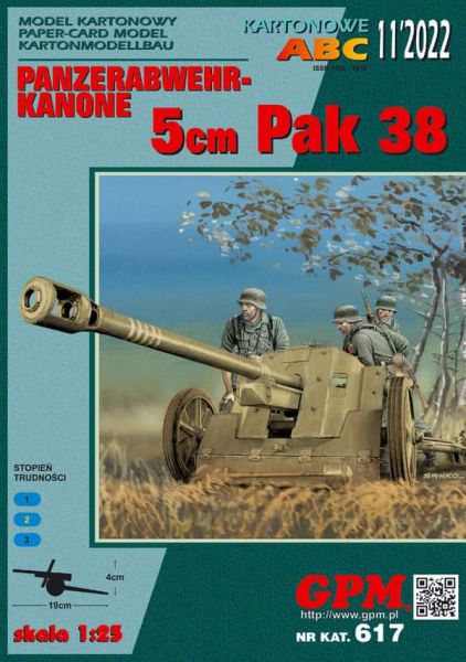 5cm-Panzerabwehrkanone (PAK) 38 1:25 extrem²