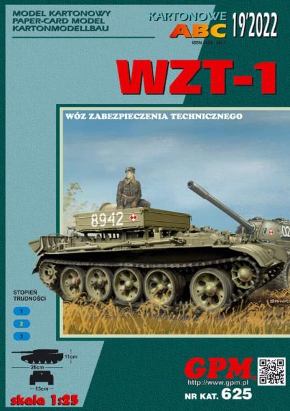 Bergepanzer WZT-1 auf dem Chassis des T-55 1:25 präzise²