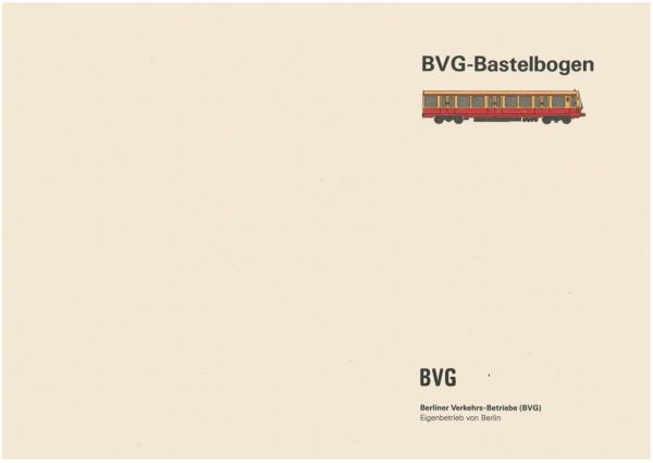 zwei Berliner S-Bahntriebwagen Typ BR 480 B (Baujahr 1986) in zwei Bemalungsmuster 1:87 (H0) einfach