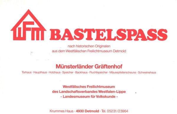 Münsterländer Gräftenhof mit 8 Bauwerken (Westfälisches Freilichtmuseum Detmold)