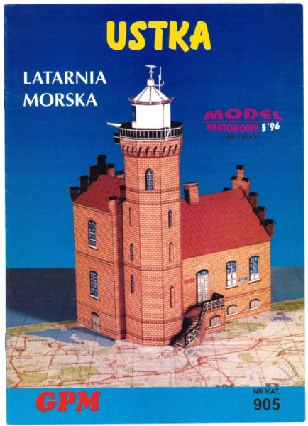 Leuchtturm Stolpmünde / Ustka aus dem Jahr 1892 1:150 Originalausgabe