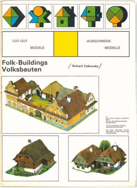 3 Volksbauten (Ländliche Gebäuden), übersetzt; Modellkonstrukteur; Richard Vyskovsky
