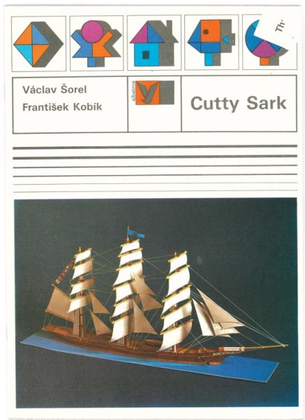 Tee-Klipper Cutty Sark; Wasserlinienmodell; deutsche Anleitung; Verlag: Albatros