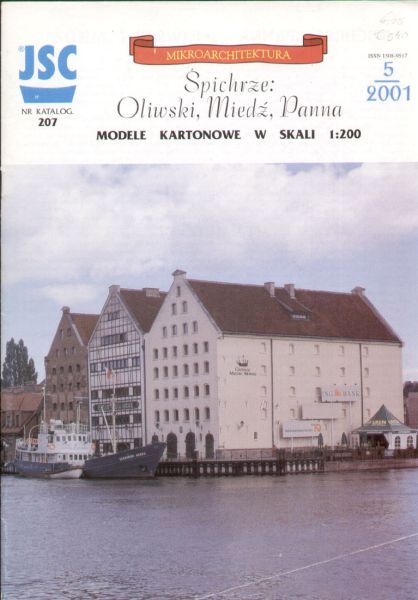 3 Speicher von Danzig /Gdansk: Olivia, Kupfer, Jungfrau 1:200