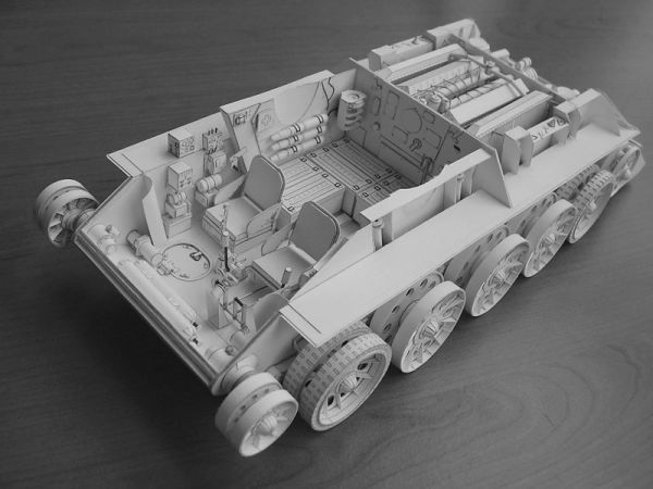 mittelschwerer Panzer T-34/76 (1942) 1:25 extrem übersetzt