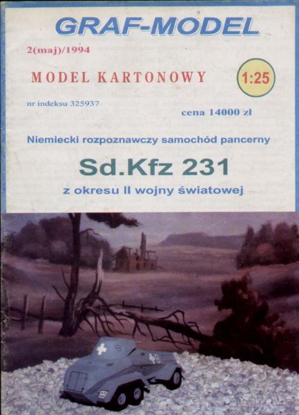 Aufklärungsfahrzeug Sd.Kfz. 231 Typ G-31(p) 1:25 (Graf-Model), ANGEBOT