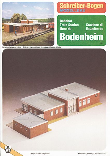 Bahnhof Bodenheim 1:87 (H0) deutsche Anleitung