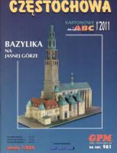 Basilika in Czestochowa / Tschenstochau (Polen) 1:250
