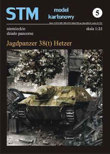 Beutefahrzeug Jagdpanzer 38(t) Hetzer (1944) 1:25
