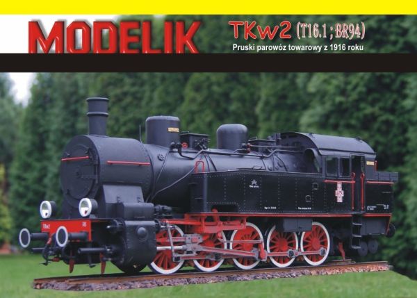 Dampflok TKw2 (preussische T16.1 oder BR 94) 1916 1:25