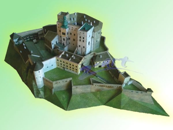 Die Burg Buchlov (deutsch Buchlau) 1:300