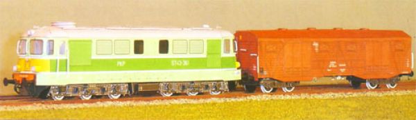 Diesellokomotive ST 43 + Güterwagen 401K 1:87 (H0)