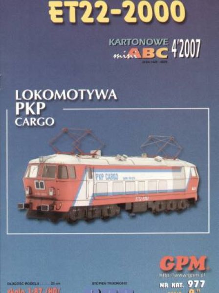 E-Lok ET22-2000 der "PKP Cargo AG" 1:87