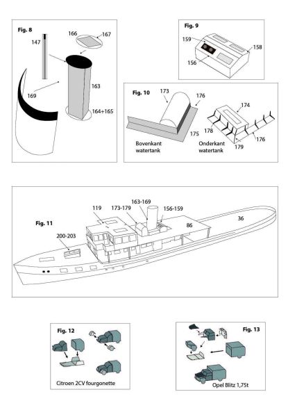 Niederländisches Fährschiff "Königin Emma" (1933), 1:100