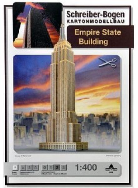 Empire State Building New York 1:400 deutsche Anleitung