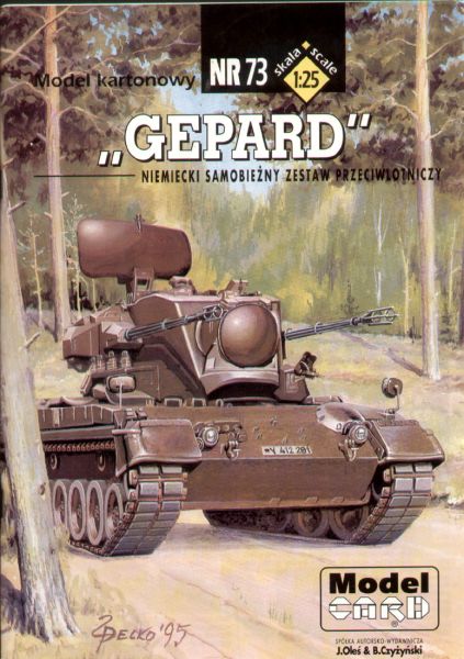 Flakpanzer Gepard der Bundeswehr (nach 1985) 1:25