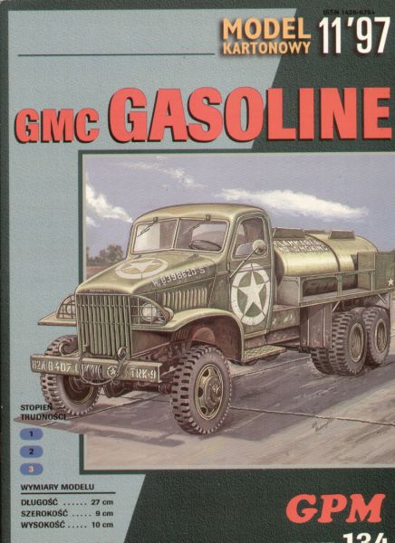 Flugplatz-Tankwagen GMC Gasoline der US-Armee 1:25
