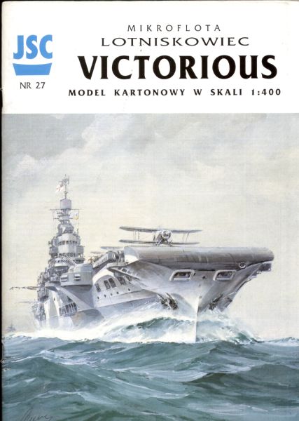 Flugzeugträger HMS Victorious (1941) 1:400 übersetzt