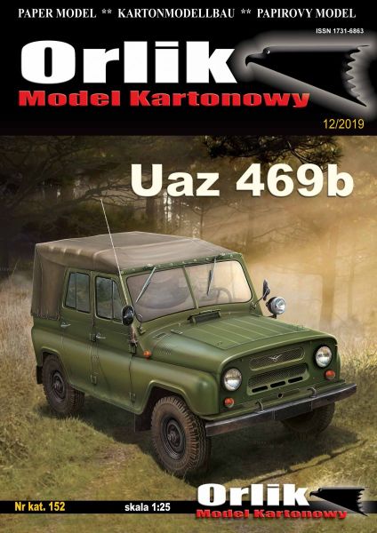 Geländefahrzeug UAZ 469b in 6 optinalen Darstellungen 1:25 extrem³