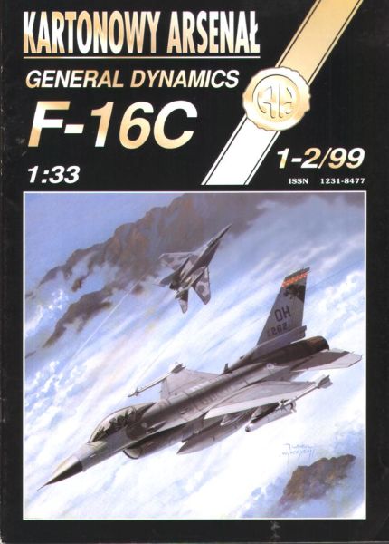 General Dynamics F-16C Falcon USAAF (1993, Türkei) 1:33