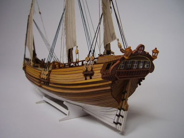 Genuesisches Segelschiff Saettia (8. bis 18. Jh.) 1:100