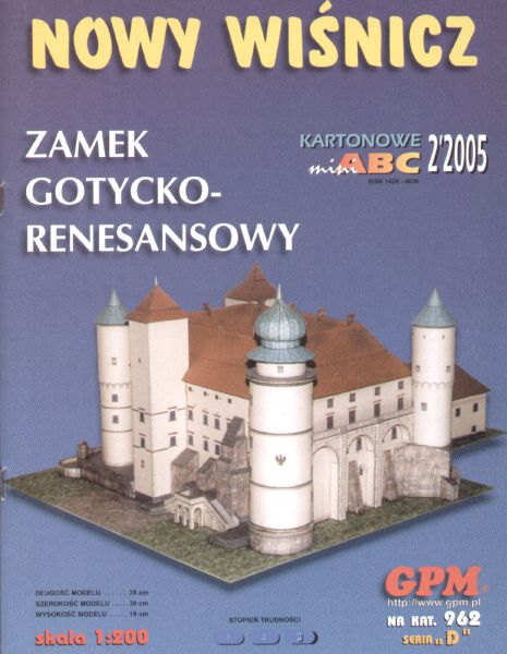 Gotisch-Renaissance Schloss Nowy Wisnicz 1:200 (Ausgabe 2002)