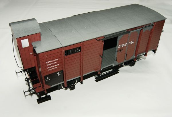 Güterwagen der Verbandsbauart G10 mit Bremserhaus (1911) 1:25
